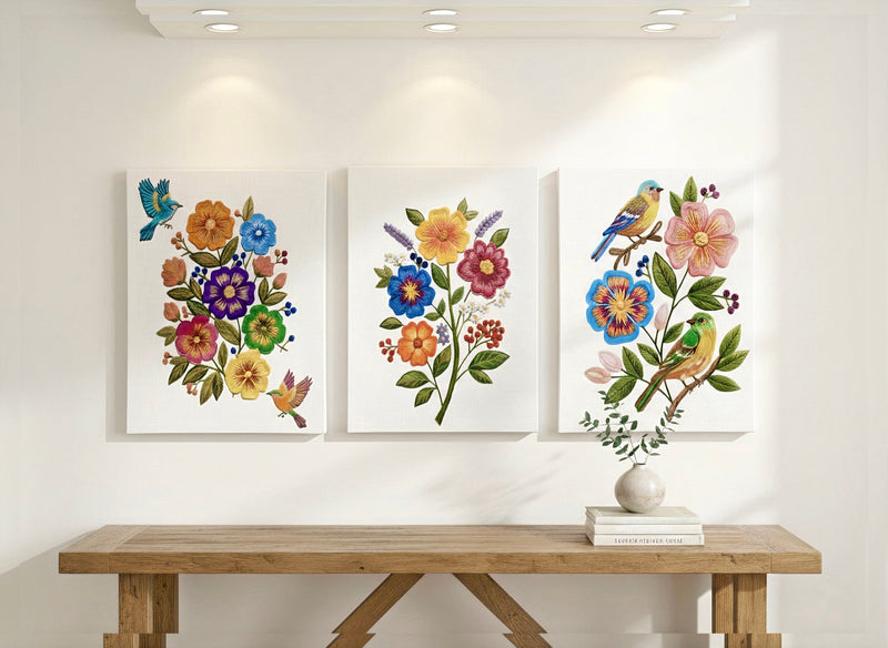 Embroidered Style Art
